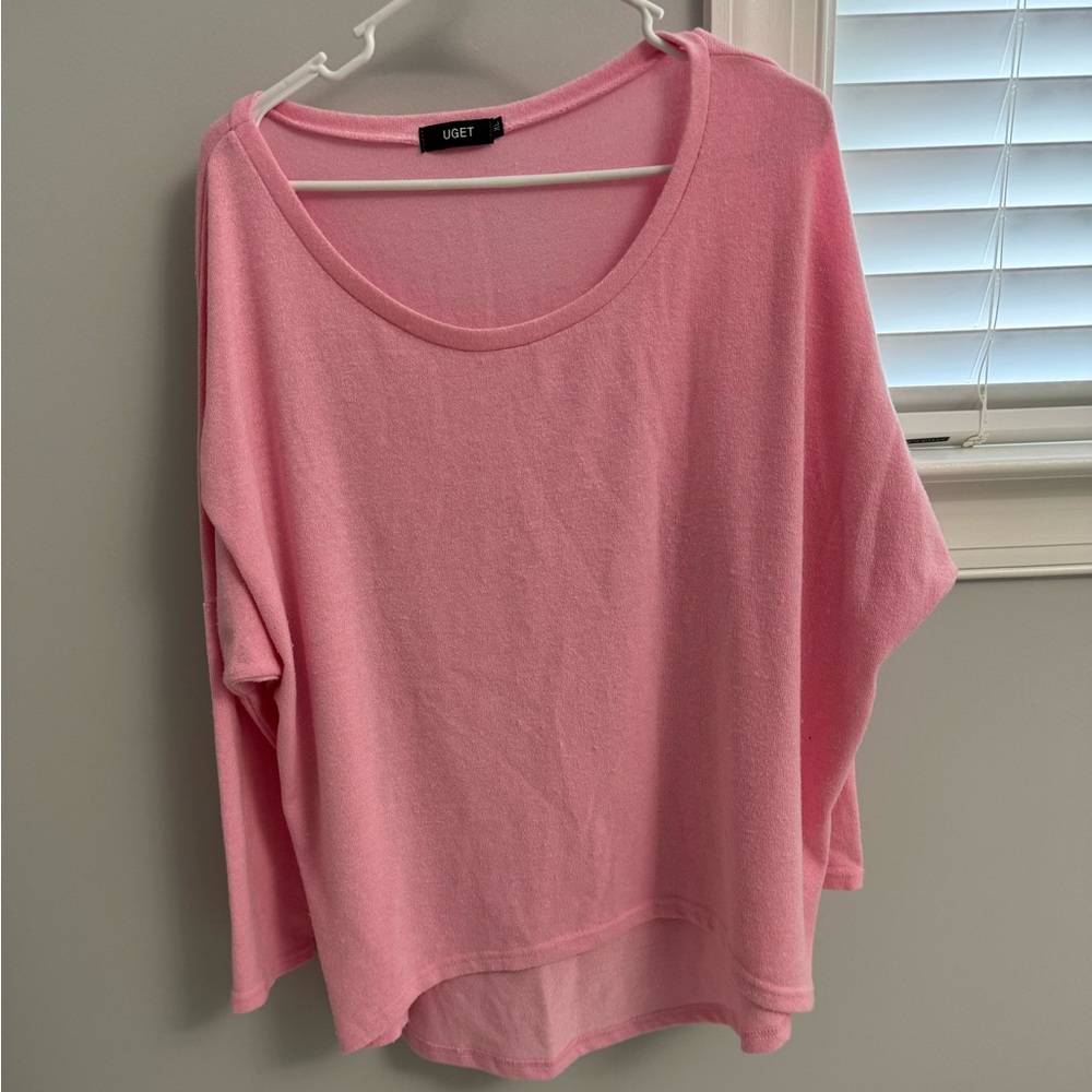 Uget sweater, pink color, size XL.